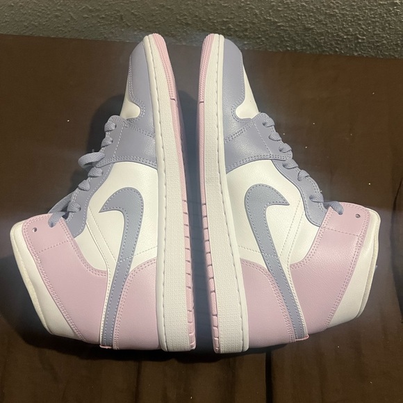 Nike Air Jordan 1 Mid Indigo Haze Doll Sneakers Women Size 12 Men 10.5 new - Picture 11 of 11